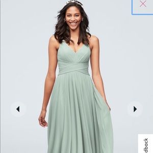 Sage green bridesmaid dress